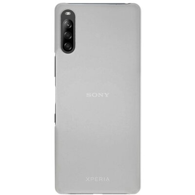 Műanyag hátlapvédő telefontok (gumírozott) Átlátszó [Sony Xperia L4 (XQ-AD5)]