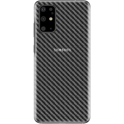 IMAK hátlapvédő fólia (karcálló, ujjlenyomat mentes, full cover, karbon minta) CLEAR átlátszó [Samsung Galaxy S20+ Plus (SM-G985F)]