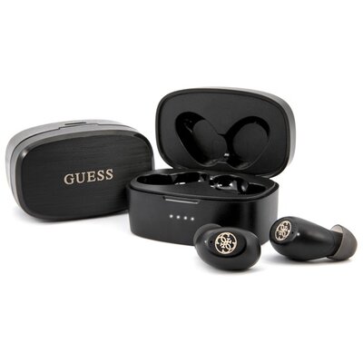 CG MOBILE GUTWSJL4GBK GUESS BLUETOOTH fülhallgató SZTEREO (v5.0, TWS, mikrofon, vízálló, zenehallgatáshoz ajánlott + töltőtok), Fekete