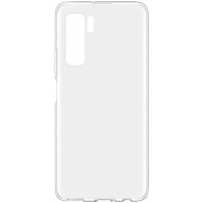 Huawei P40 Lite 5G műanyag hátlapvédő telefontok, Átlátszó