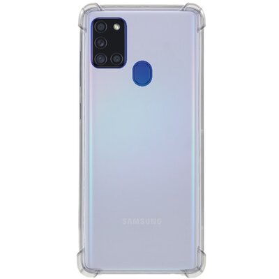 ROAR JELLY ARMOR műanyag hátlapvédő telefontok (szilikon keret, közepesen ütésálló, légpárnás sarok) ÁTLÁTSZÓ [Samsung Galaxy A21s (SM-A217F)]