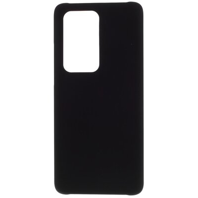 Műanyag hátlapvédő telefontok (gumírozott), Fekete [Huawei P40 Pro+ 5G, Huawei P40 Pro 5G]