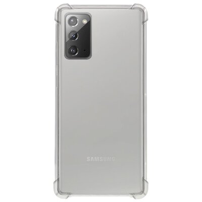 Szilikon hátlapvédő telefontok (közepesen ütésálló, légpárnás sarok) ÁTLÁTSZÓ [Samsung Galaxy Note 20 (SM-N980F), Samsung Galaxy Note 20 5G (SM-N981F)]