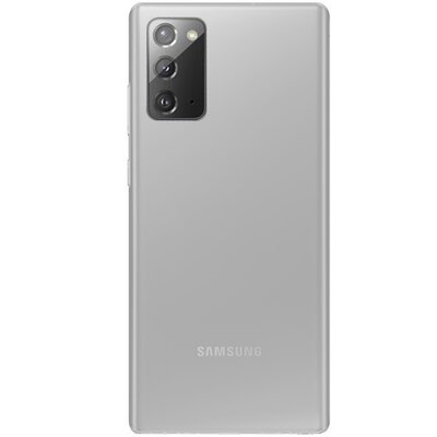 Műanyag hátlapvédő telefontok (gumírozott) ÁTLÁTSZÓ [Samsung Galaxy Note 20 (SM-N980F), Samsung Galaxy Note 20 5G (SM-N981F)]