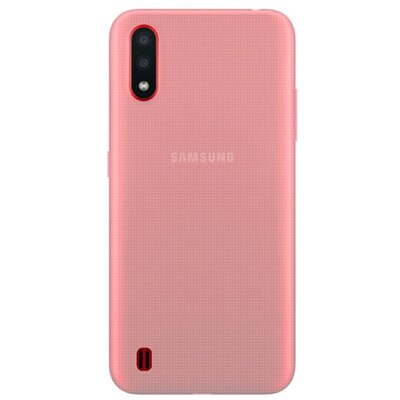Szilikon hátlapvédő telefontok (ultravékony), Átlátszó [Samsung Galaxy A01 (SM-A015F)]