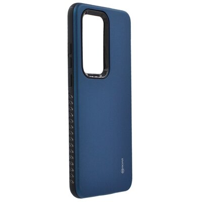 ROAR RICO ARMOR szilikon hátlapvédő telefontok (közepesen ütésálló, műanyag hátlap, matt), Sötétkék [Huawei P40 Pro 5G, Huawei P40 Pro+ 5G]