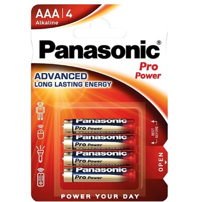 PANASONIC LR03PPG-4BP elem (AAA, LR03PPG, 1,5V, Micro) 4db /csomag