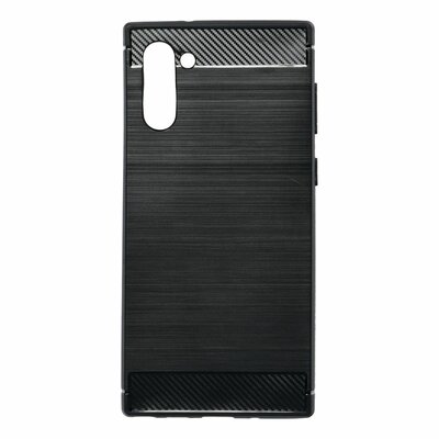 Forcell Carbon szilikon hátlapvédő telefontok, karbon mintás - Samsung Galaxy Note 20, fekete