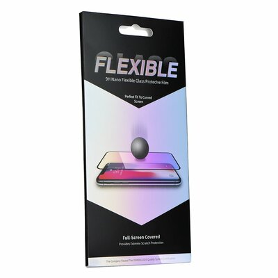 5D Full Glue Nano Glass kijelzővédő üvegfólia - Apple iPhone Xs Max/11 Pro Max 6,5", Fekete