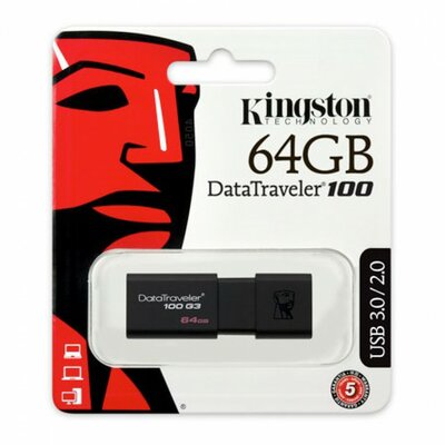 Kingston 64GB USB 3.0 Data Traveler, pendrive