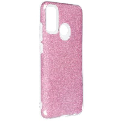 Forcell Shining szilikon hátlapvédő telefontok - Huawei P Smart 2020, Rózsaszín