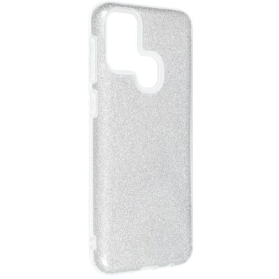 Forcell Shining szilikon hátlapvédő telefontok - Samsung Galaxy M31, Ezüst