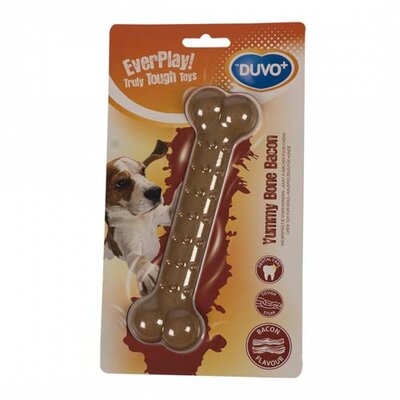 DUVO+ Bacon ízesítésű kutyajáték 18cm csont