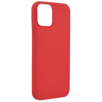 Szilikon hátlapvédő telefontok (matt), Piros [Apple iPhone 12 Pro Max]
