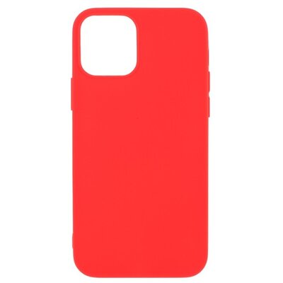Szilikon hátlapvédő telefontok (matt), Piros [Apple iPhone 12 Mini]