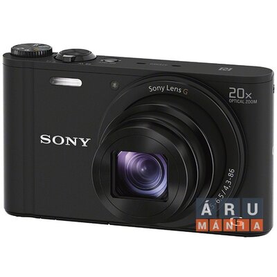 Sony DSC-WX350B fekete digitális fényképezőgép