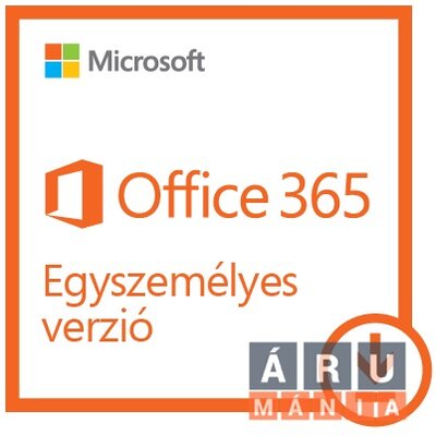 Microsoft 365 Personal (Egyszemélyes verzió) 1 Felhasználó 5 Eszköz 1 év Elektronikus licenc szoftver (32/64 bit)