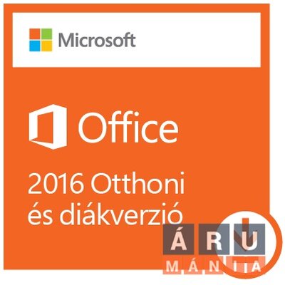 Microsoft Office 2016 Otthoni és diákverzió Elektronikus licenc szoftver
