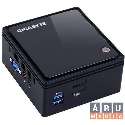 Gigabyte GB-BACE-3000 Brix Intel Fekete barebone mini asztali PC