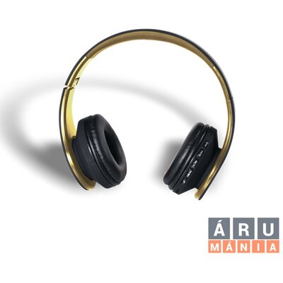 Stansson BHC203GB Bluetooth arany-fekete headset
