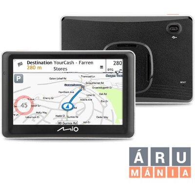 Mio Spirit 7700 Full Europe LM 5" GPS autós navigáció