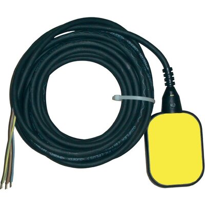 Zehnder Pumpen úszó kapcsoló (leengedés), 2m kábel, sárga/fekete, 14509