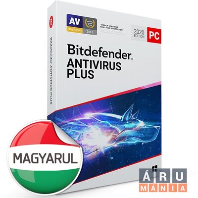 Bitdefender Antivirus Plus HUN 3 Eszköz 1 év dobozos vírusirtó szoftver