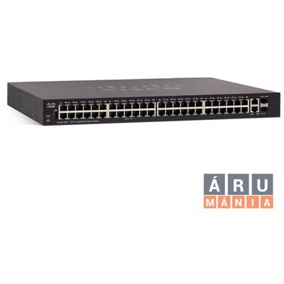 Cisco SG250-50 48port GbE LAN 2x GbE SFP Smart menedzselhető switch