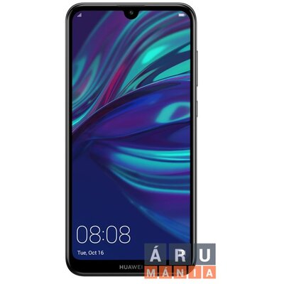 Huawei Y7 2019 6,26" LTE 32GB Dual SIM éjfekete okostelefon