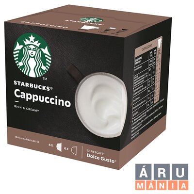 Nescafé Starbucks Dolce Gusto Cappucino 6 adag kávékapszula 12 db