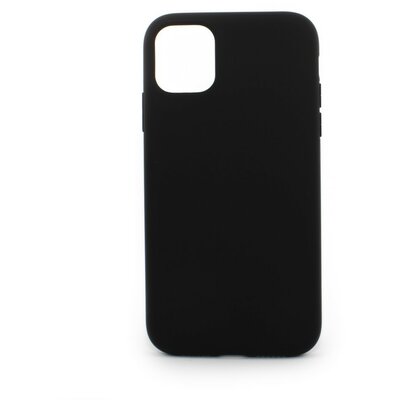 Prémium szilikon hátlapvédő telefontok, iPhone 12 Mini Fekete