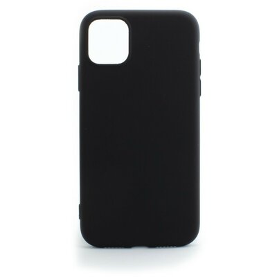 iPhone 12 / 12 Pro vékony TPU szilikon hátlapvédő telefontok, Fekete