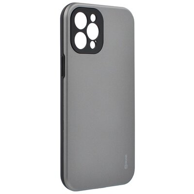 ROAR RICO ARMOR szilikon hátlapvédő telefontok (közepesen ütésálló, műanyag hátlap, matt), Szürke [Apple iPhone 12 Pro Max]
