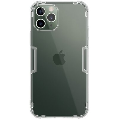 Nillkin Nature szilikon hátlapvédő telefontok (közepesen ütésálló, légpárnás sarok, 0.6 mm, ultravékony), Átlátszó [Apple iPhone 12 Pro, Apple iPhone 12]