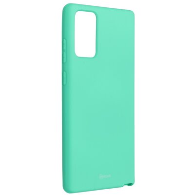 Roar Colorful Jelly matt szilikon hátlapvédő telefontok - Samsung Galaxy Note 20, Menta