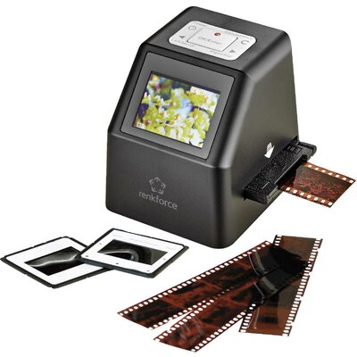 Renkforce DS100-8M Diaszkenner 8 MPix Digitalizálás számítógép nélkül, Kijelző, Memóriakártya nyílás, TV kimenet