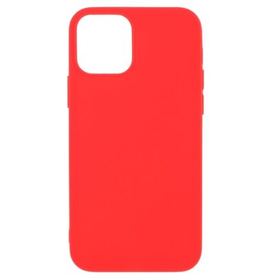 Szilikon hátlapvédő telefontok (matt), Piros [Apple iPhone 12 Pro, Apple iPhone 12]
