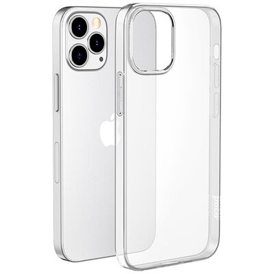 HOCO THIN műanyag hátlapvédő telefontok (0.45mm, ultravékony) , Átlátszó [Apple iPhone 12 Pro Max]