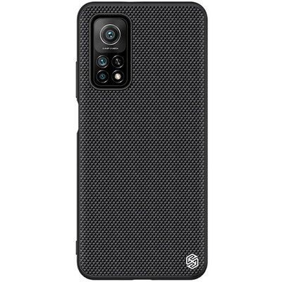 Nillkin Textured műanyag hátlapvédő telefontok (közepesen ütésálló, szilikon keret, 3D minta), Fekete [Xiaomi Mi 10T 5G, Xiaomi Mi 10T Pro 5G]