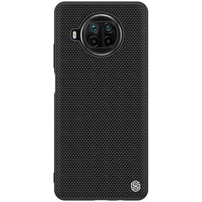Nillkin Textured műanyag hátlapvédő telefontok (közepesen ütésálló, szilikon keret, 3D minta), Fekete [Xiaomi Mi 10T Lite 5G]