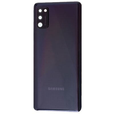 Gyári akkufedél, Fekete [Samsung Galaxy A41 (SM-A415F)]