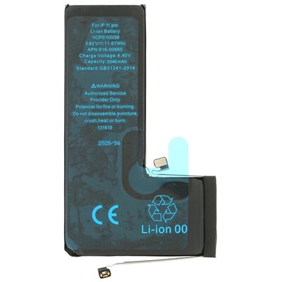 Utángyártott akkumulátor 3046 mAh LI-ION (616-00660 kompatibilis) [Apple iPhone 11 Pro]