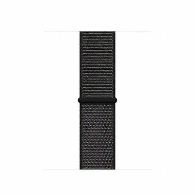 Apple watch szövet óraszíj, 38/40 mm, Fekete