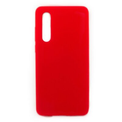 Prémium szilikon hátlapvédő telefontok, Xiaomi Redmi 9, Piros