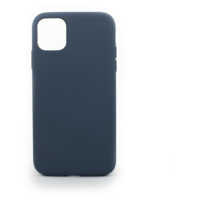Prémium szilikon hátlapvédő telefontok, iPhone 12 Pro Max, Kék