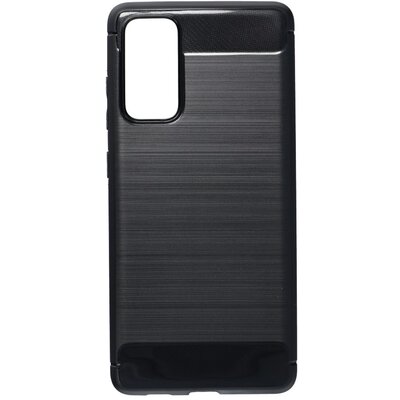 Forcell Carbon szilikon hátlapvédő telefontok, karbon mintás - Samsung Galaxy S20 FE / S20 FE 5G, Fekete