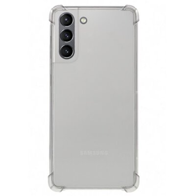 Roar Jelly Armor műanyag hátlapvédő telefontok (szilikon keret, közepesen ütésálló, légpárnás sarok) , Átlátszó [Samsung Galaxy S21 (SM-G991) 5G]