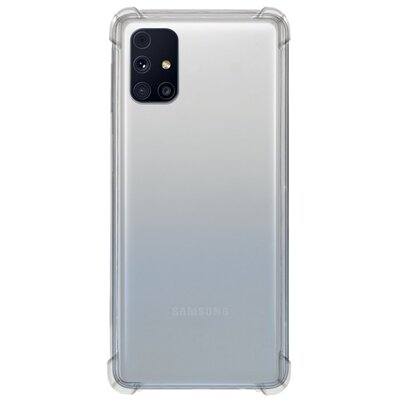 Roar Jelly Armor műanyag hátlapvédő telefontok (szilikon keret, közepesen ütésálló, légpárnás sarok) , Átlátszó [Samsung Galaxy M31s (SM-M317F)]