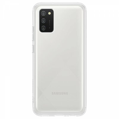 Samsung Galaxy A02s soft clear cover gyári hátlapvédő telefontok, Átlátszó