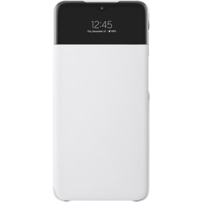 Samsung Galaxy A32 5G s-view wallet cover gyári telefontok, Fehér